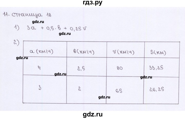ГДЗ по алгебре 7 класс Ерина рабочая тетрадь  часть 1. страница - 18, Решебник