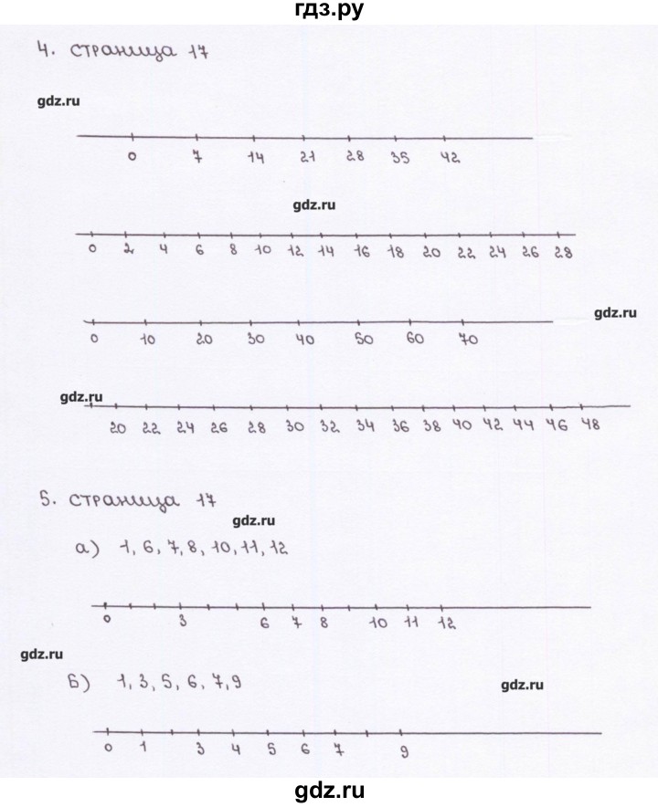 ГДЗ по математике 5 класс Ерина рабочая тетрадь к учебнику Виленкина  страница - 17, Решебник
