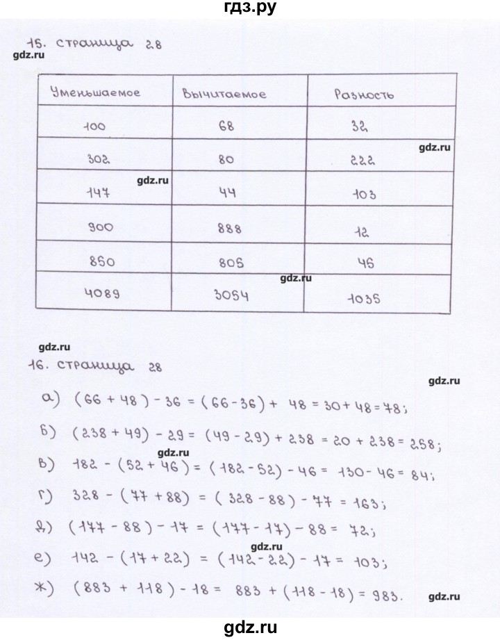 ГДЗ по математике 5 класс Ерина рабочая тетрадь к учебнику Виленкина  страница - 28, Решебник