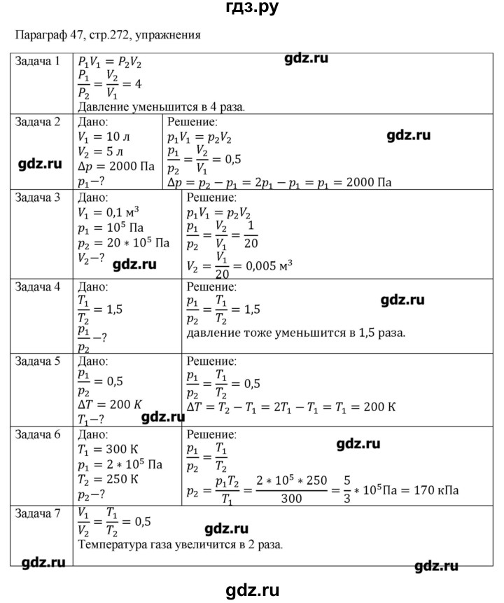 ГДЗ по физике 10 класс Грачев  Базовый и углубленный уровень параграф - 47, Решебник