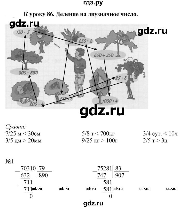 ГДЗ по математике 4 класс Гейдман рабочая тетрадь  тетрадь №3. страница - 61, Решебник к тетради 2022