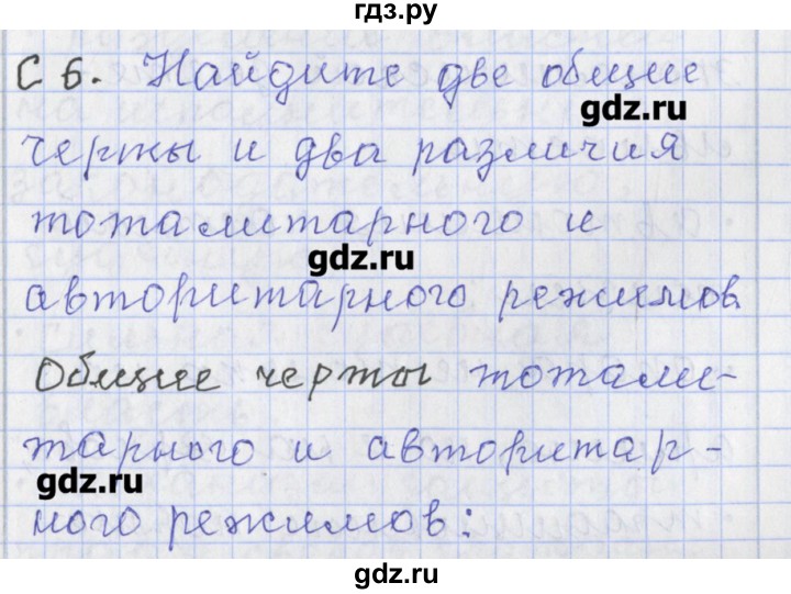 ГДЗ по обществознанию 9 класс Поздеев контрольно-измерительные материалы  приложение - 6, Решебник