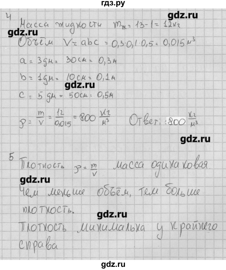 ГДЗ по физике 7 класс Ханнанов тесты  тест 4. вариант - 2, Решебник №1