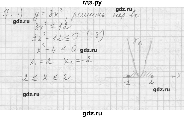 ГДЗ по алгебре 8 класс Ткачева дидактические материалы  § 37 - 7, Решебник №1