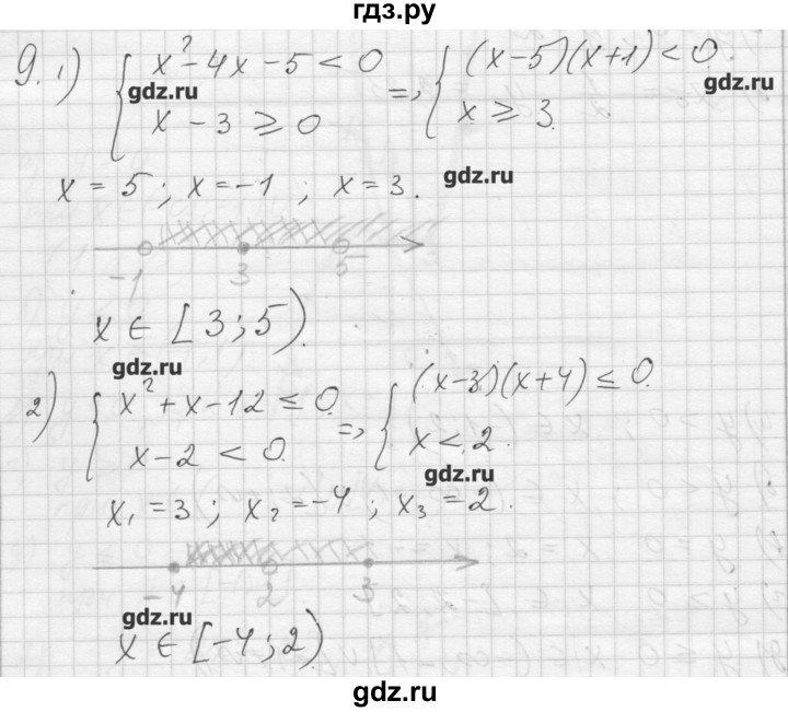 ГДЗ по алгебре 8 класс Ткачева дидактические материалы  § 40 - 9, Решебник №1