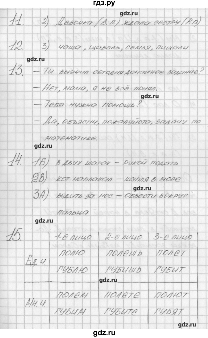 ГДЗ по русскому языку 4 класс Яценко контрольно-измерительные материалы  итоговый тест. вариант - 2, Решебник №1