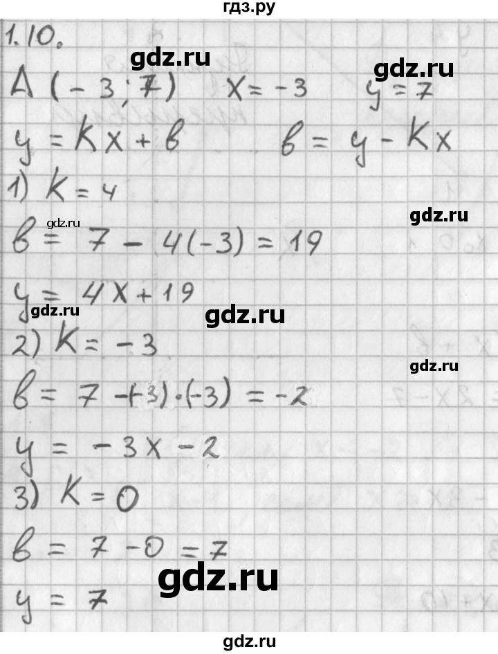 ГДЗ по алгебре 11 класс Мерзляк  Базовый уровень § 1 - 1.10, Решебник к учебнику 2014