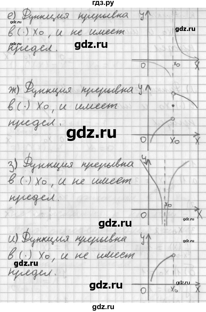 ГДЗ по алгебре 11 класс Мерзляк  Базовый уровень § 1 - 1.3, Решебник к учебнику 2014