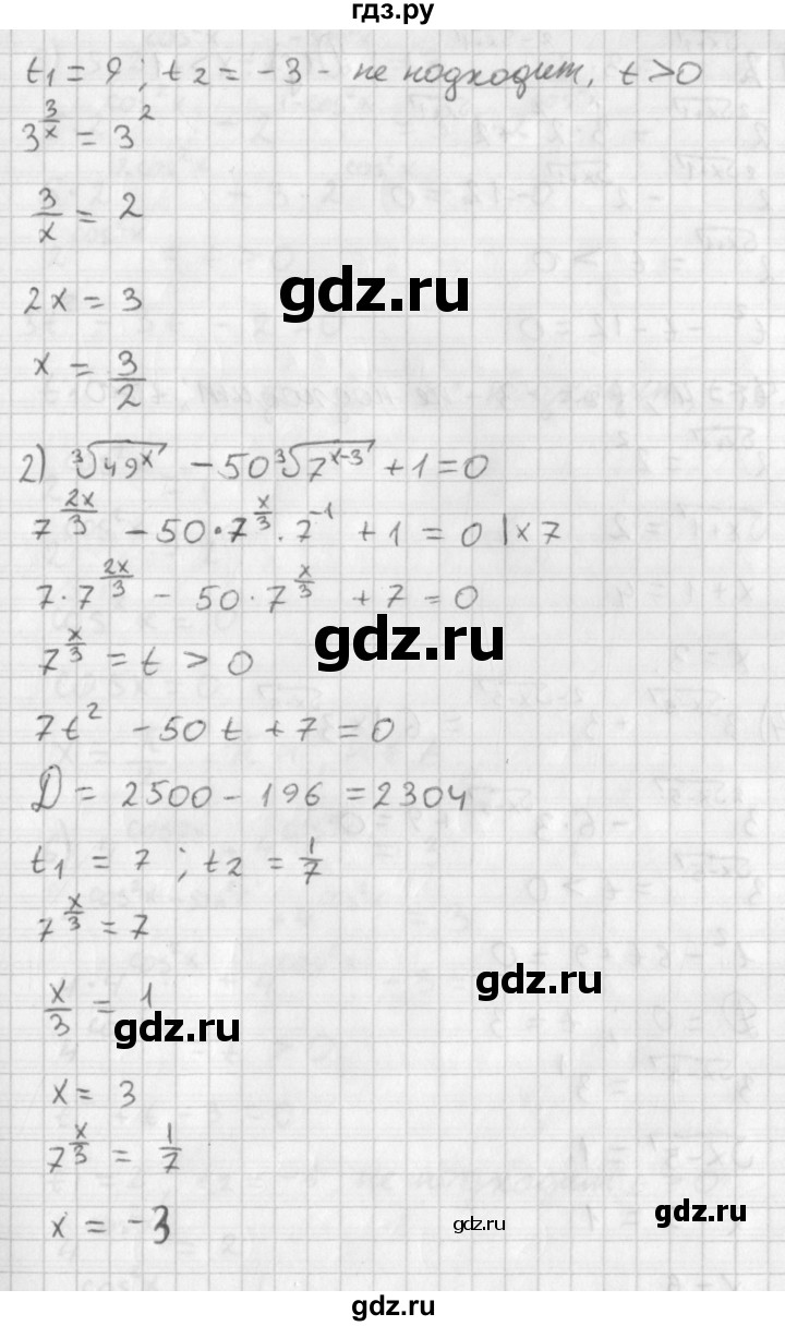 ГДЗ по алгебре 11 класс Мерзляк  Базовый уровень § 11 - 11.15, Решебник к учебнику 2014