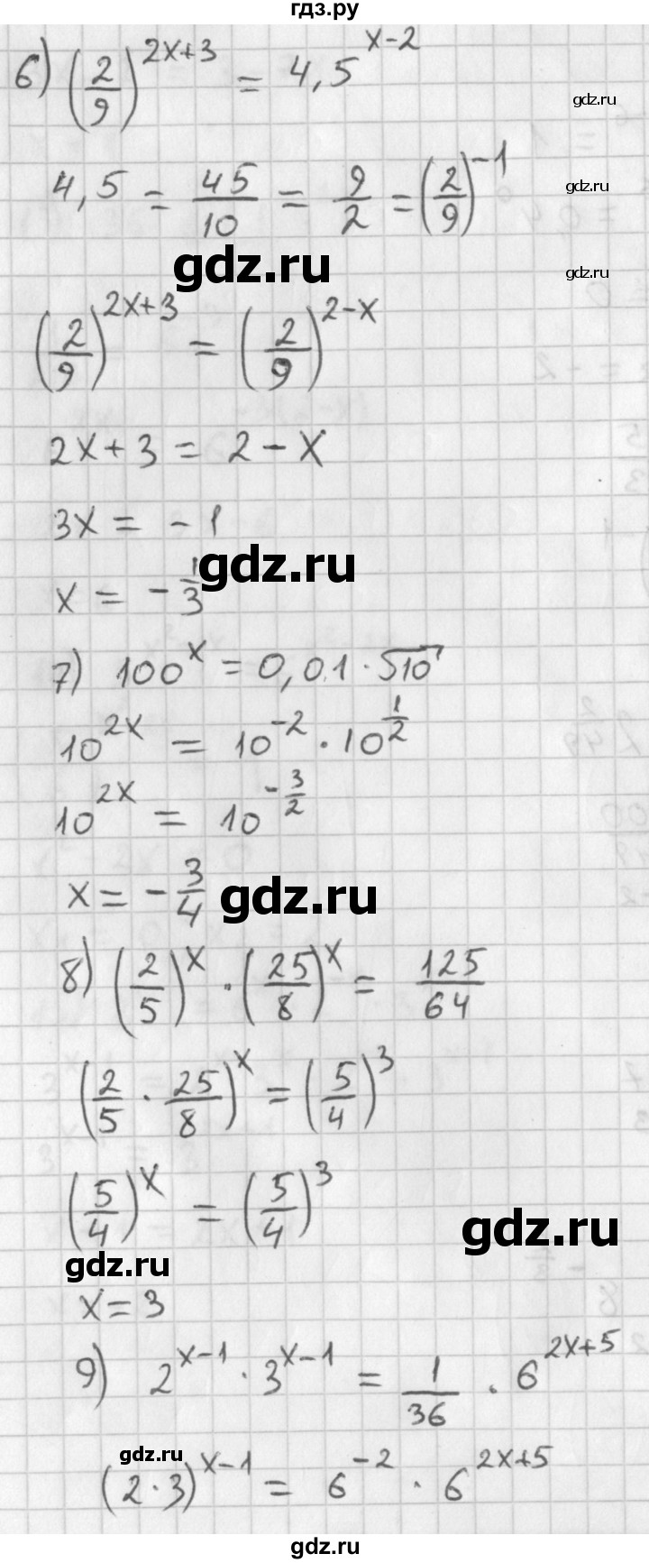 ГДЗ по алгебре 11 класс Мерзляк  Базовый уровень § 11 - 11.2, Решебник к учебнику 2014