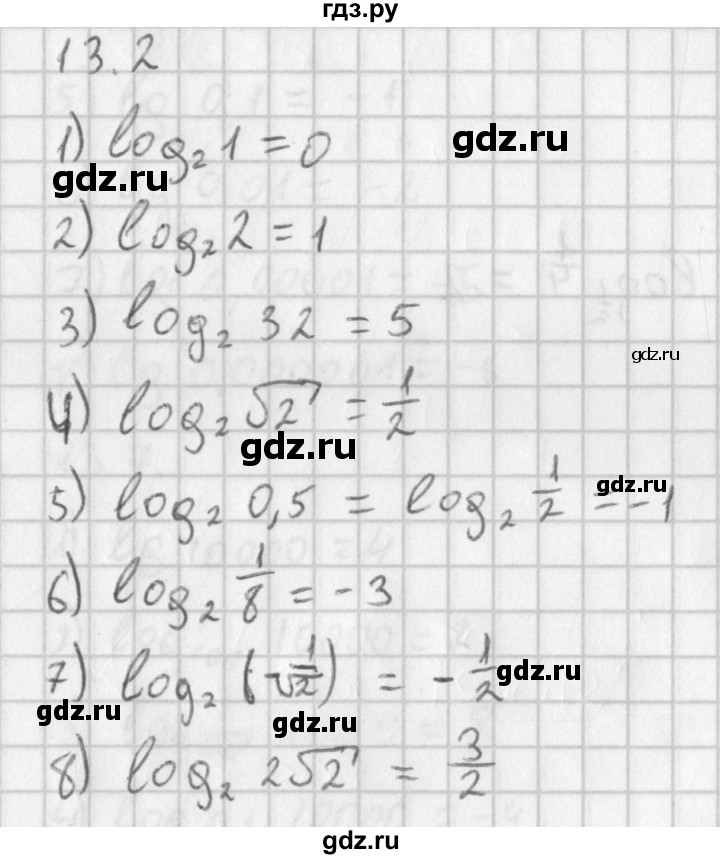 ГДЗ по алгебре 11 класс Мерзляк  Базовый уровень § 13 - 13.2, Решебник к учебнику 2014
