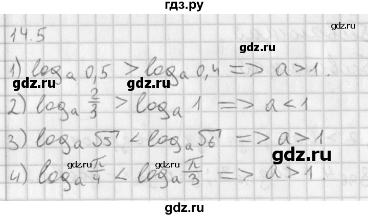 ГДЗ по алгебре 11 класс Мерзляк  Базовый уровень § 14 - 14.5, Решебник к учебнику 2014