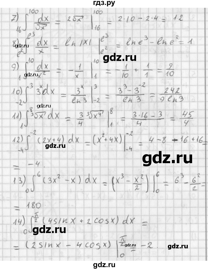 ГДЗ по алгебре 11 класс Мерзляк  Базовый уровень § 20 - 20.3, Решебник к учебнику 2014
