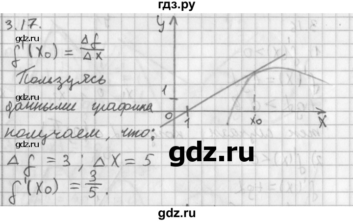 ГДЗ по алгебре 11 класс Мерзляк  Базовый уровень § 3 - 3.17, Решебник к учебнику 2014