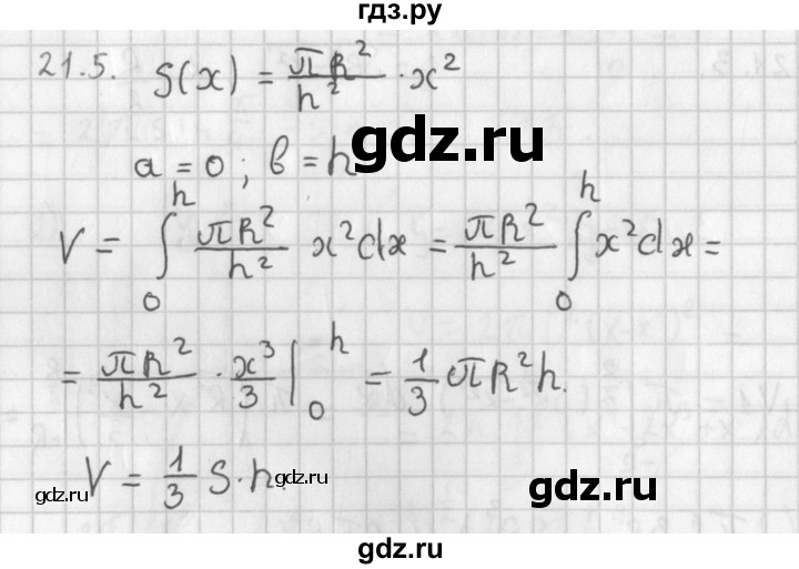 ГДЗ по алгебре 11 класс Мерзляк  Базовый уровень § 21 - 21.5, Решебник к учебнику 2014