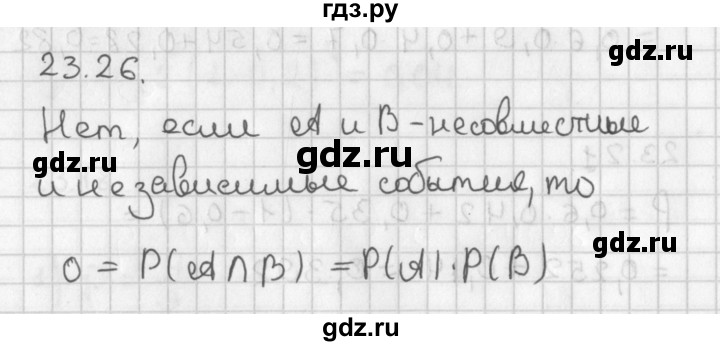 ГДЗ по алгебре 11 класс Мерзляк  Базовый уровень § 23 - 23.26, Решебник к учебнику 2014