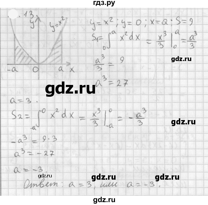 ГДЗ по алгебре 11 класс Мерзляк  Базовый уровень § 11 - 11.13, Решебник к учебнику 2021