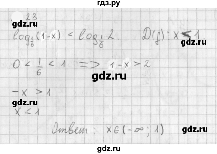 ГДЗ по алгебре 11 класс Мерзляк  Базовый уровень § 11 - 11.23, Решебник к учебнику 2021