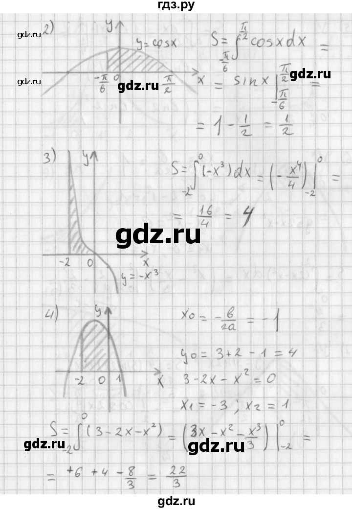 ГДЗ по алгебре 11 класс Мерзляк  Базовый уровень § 11 - 11.5, Решебник к учебнику 2021