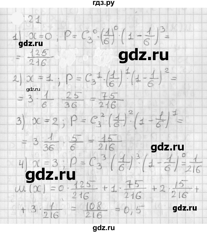 ГДЗ по алгебре 11 класс Мерзляк  Базовый уровень § 20 - 20.21, Решебник к учебнику 2021
