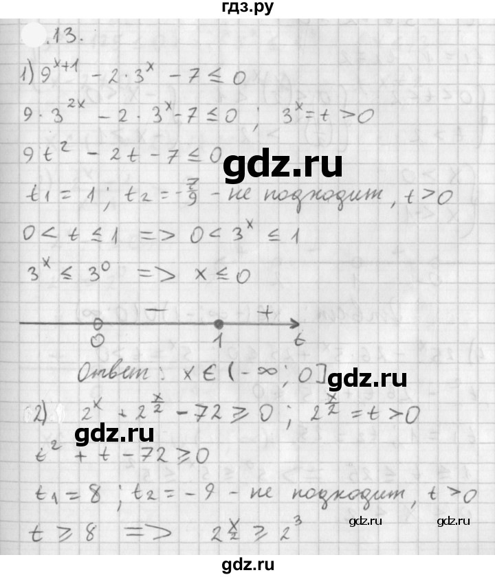 ГДЗ по алгебре 11 класс Мерзляк  Базовый уровень § 3 - 3.13, Решебник к учебнику 2021