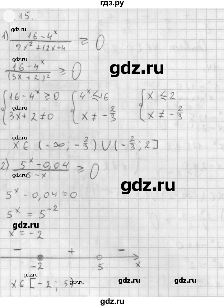 ГДЗ по алгебре 11 класс Мерзляк  Базовый уровень § 3 - 3.15, Решебник к учебнику 2021