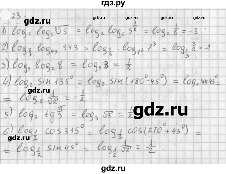 ГДЗ по алгебре 11 класс Мерзляк  Базовый уровень § 4 - 4.23, Решебник к учебнику 2021