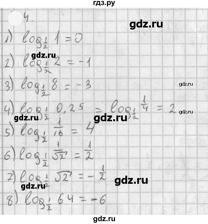 ГДЗ по алгебре 11 класс Мерзляк  Базовый уровень § 4 - 4.4, Решебник к учебнику 2021