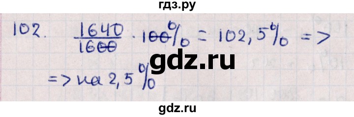 ГДЗ по алгебре 11 класс Мерзляк  Базовый уровень упражнения для повторения курса алгебры - 102, Решебник к учебнику 2021