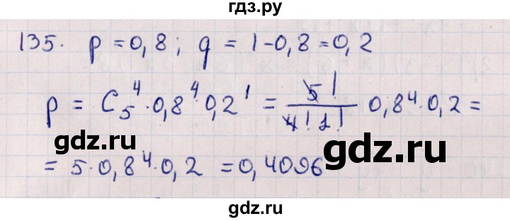 ГДЗ по алгебре 11 класс Мерзляк  Базовый уровень упражнения для повторения курса алгебры - 135, Решебник к учебнику 2021