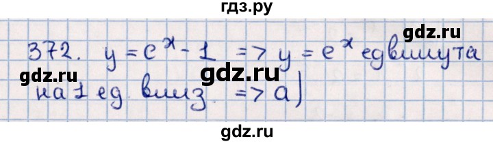 ГДЗ по алгебре 11 класс Мерзляк  Базовый уровень упражнения для повторения курса алгебры - 372, Решебник к учебнику 2021