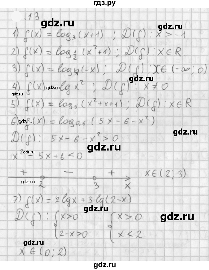 ГДЗ по алгебре 11 класс Мерзляк  Базовый уровень § 5 - 5.13, Решебник к учебнику 2021