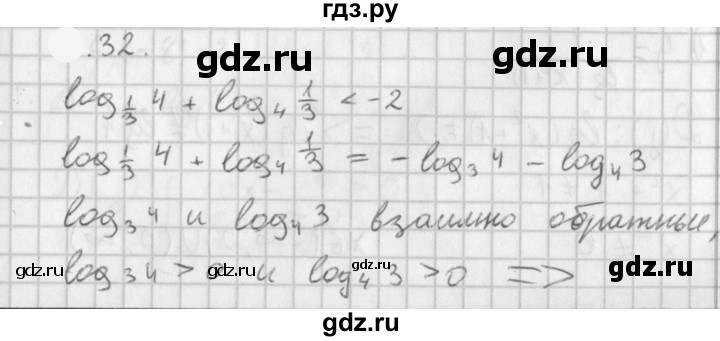 ГДЗ по алгебре 11 класс Мерзляк  Базовый уровень § 5 - 5.32, Решебник к учебнику 2021