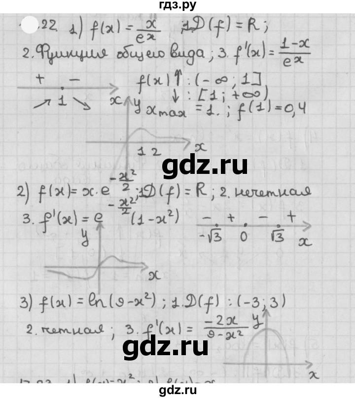 ГДЗ по алгебре 11 класс Мерзляк  Базовый уровень § 8 - 8.22, Решебник к учебнику 2021