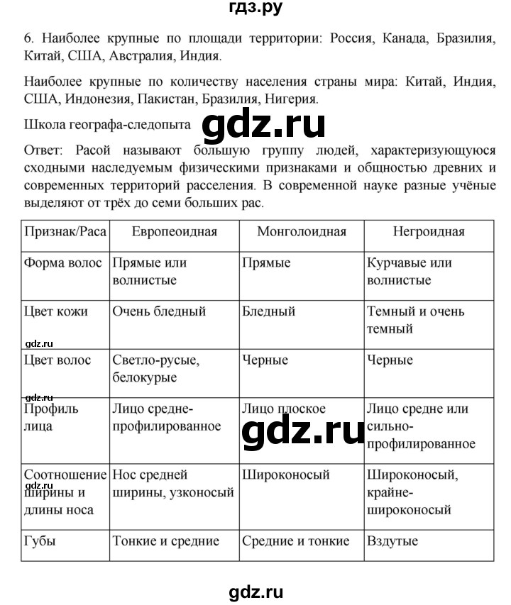 ГДЗ по географии 6 класс Летягин   страница - 129, Решебник 2022