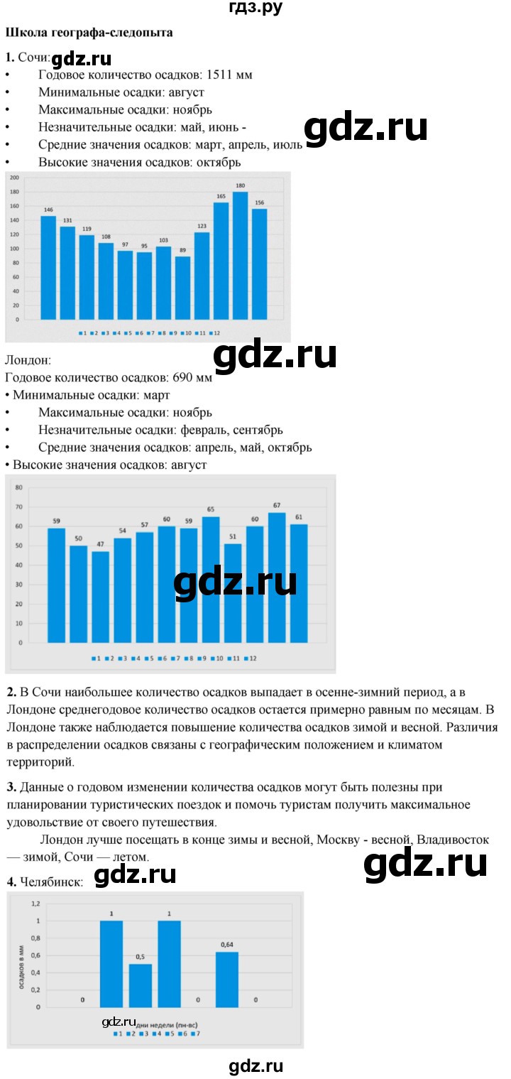 ГДЗ по географии 6 класс Летягин   страница - 89, Решебник 2023