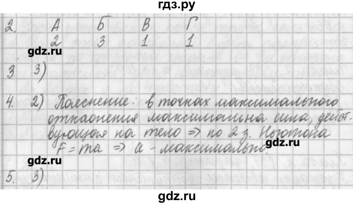 ГДЗ по физике 9 класс Касьянов рабочая тетрадь  страница - 111, Решебник №1