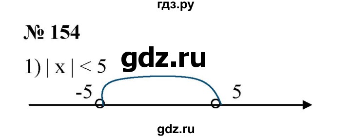 ГДЗ по алгебре 8 класс Колягин   упражнение - 154, Решебник №1