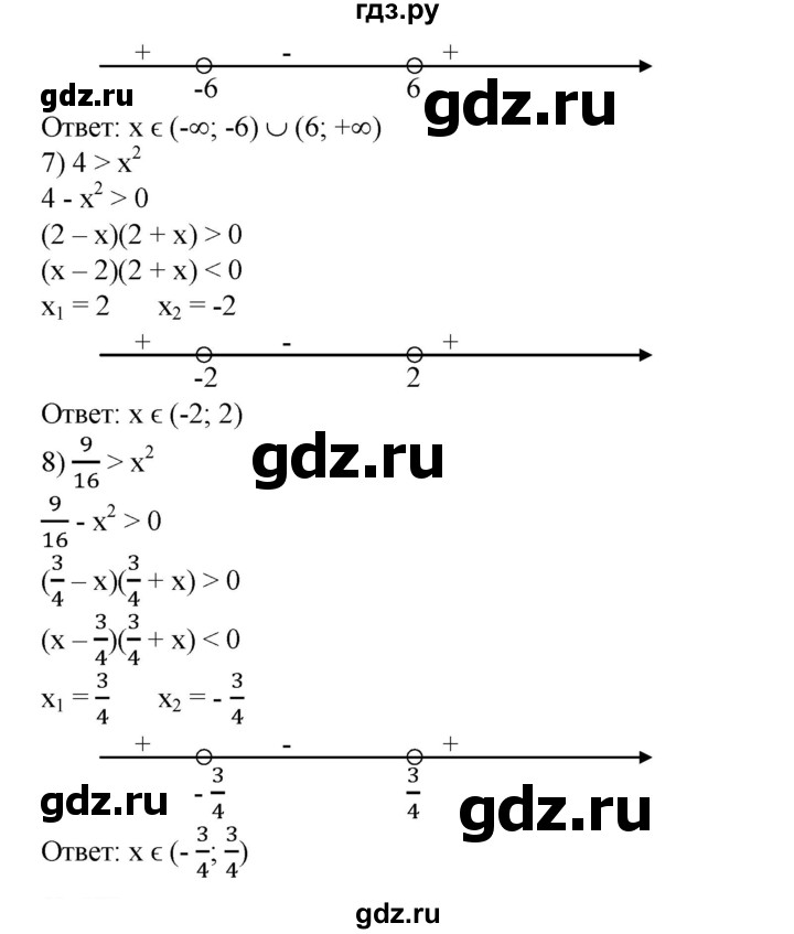 ГДЗ по алгебре 8 класс Колягин   упражнение - 687, Решебник №1