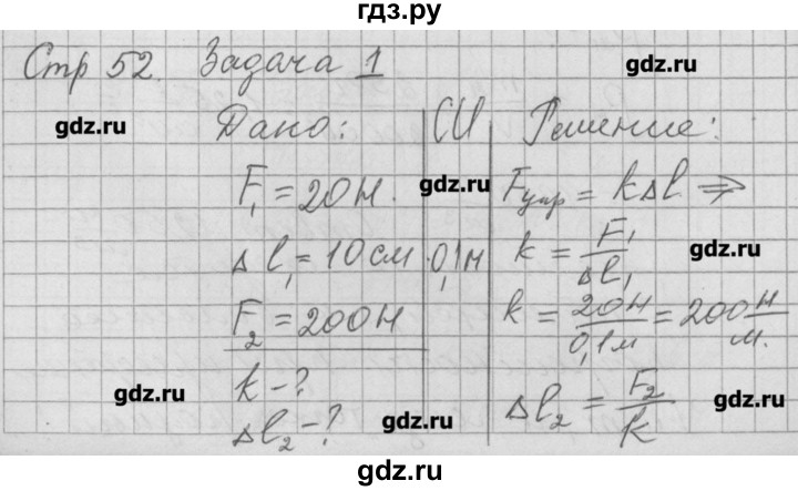 ГДЗ по физике 7 класс Минькова рабочая тетрадь  урок - 22, Решебник №1
