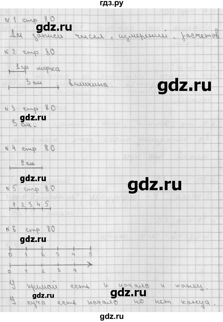 ГДЗ по математике 2 класс Александрова   часть №1 / проверь себя. страница - 80, Решебник №1