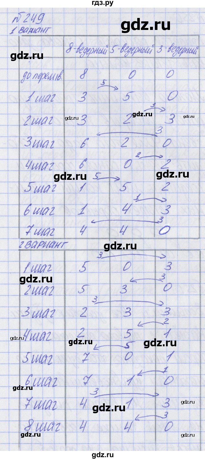 ГДЗ по математике 2 класс Александрова   часть №2 / упражнение - 249, Решебник №1