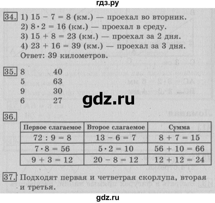 ГДЗ по математике 3 класс Рудницкая рабочая тетрадь  тетрадь №1. страница - 11, Решебник 2017 №3