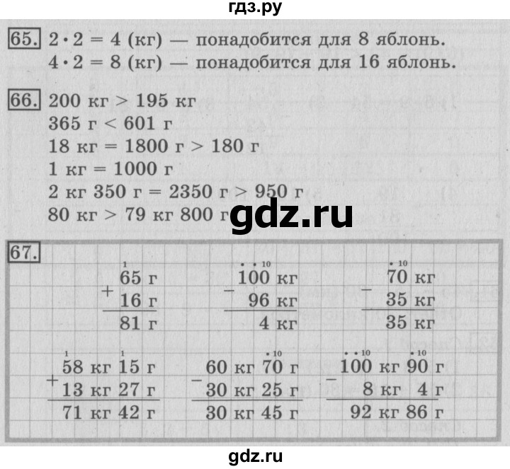 ГДЗ по математике 3 класс Рудницкая рабочая тетрадь  тетрадь №1. страница - 21, Решебник 2017 №3