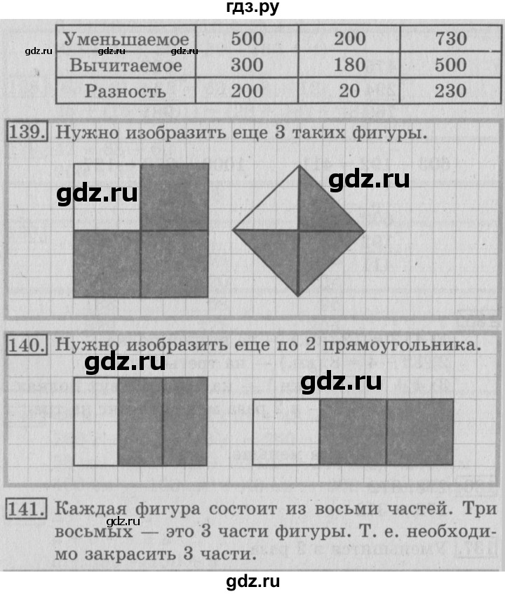 ГДЗ по математике 3 класс Рудницкая рабочая тетрадь  тетрадь №1. страница - 40, Решебник 2017 №3