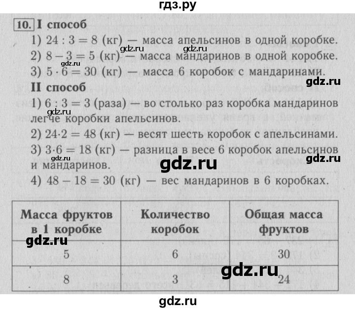 ГДЗ по математике 4 класс Козлова дидактические материалы (Демидова)  текстовые задачи / уроки 1-6 - 10, Решебник №3