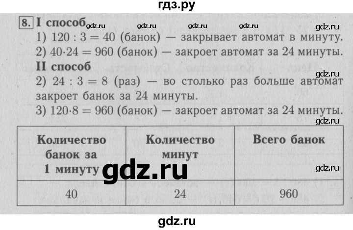 ГДЗ по математике 4 класс Козлова дидактические материалы (Демидова)  текстовые задачи / уроки 27-32 - 8, Решебник №3