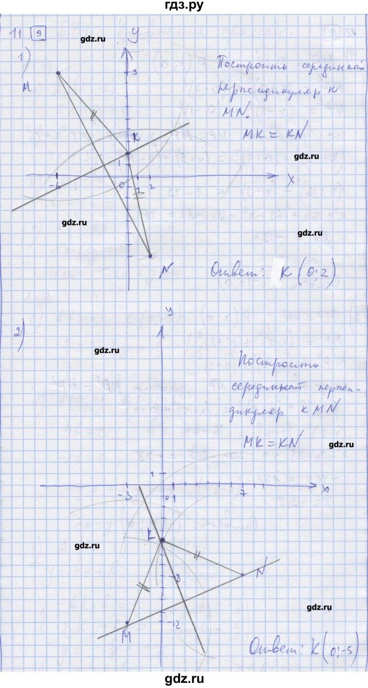 ГДЗ по алгебре 9 класс Ткачева дидактические материалы  § 33 - 11, Решебник