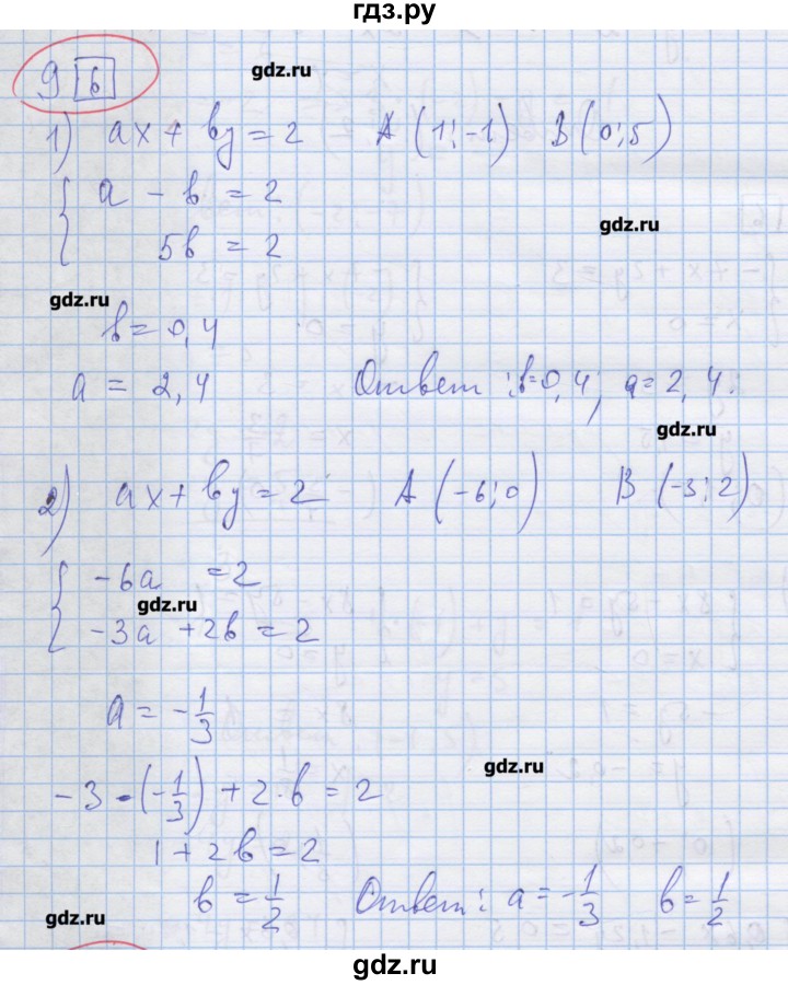 ГДЗ по алгебре 9 класс Ткачева дидактические материалы  § 34 - 9, Решебник