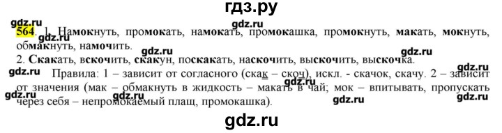 ГДЗ по русскому языку 10‐11 класс Бабайцева  Углубленный уровень упражнение - 564, Решебник